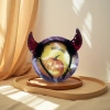 Halloween-themed devil horn headband, adjustable and comfortable headwear, festive party decoration Specification image
